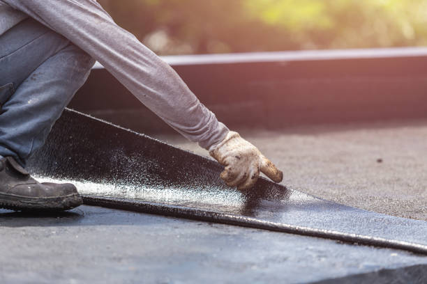 Professional Waterproofing technician working in West Liberty, OH